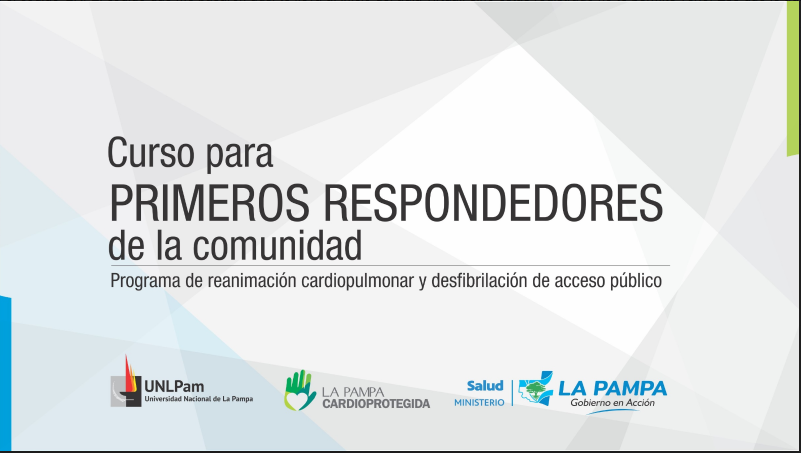 Curso para Primeros Respondedores de la Comunidad- Programa re reanimación cardiopulmonar y desfibrilación de acceso público