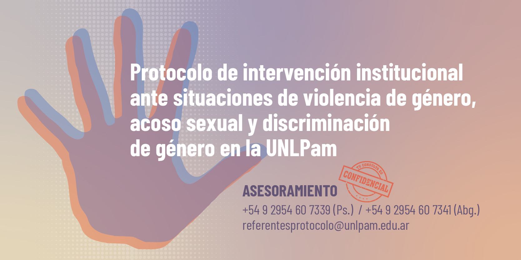 Protocolo de intervención institucional ante situaciones de violencia de género, acoso sexual y discriminación de género en l