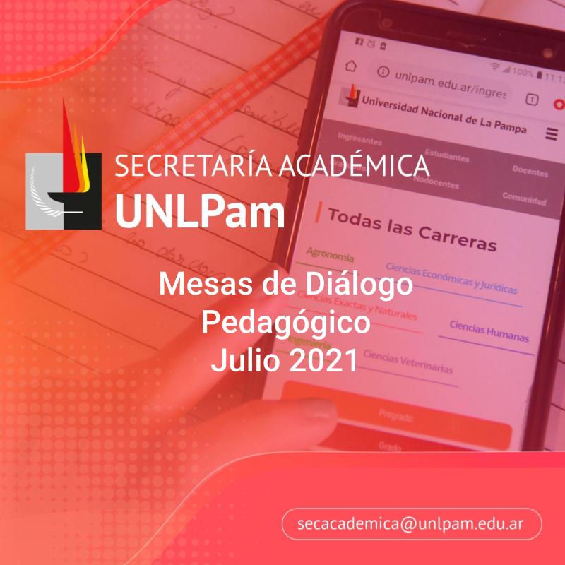 Flyer de mesas de diálogo pedagógico